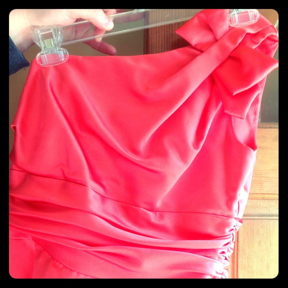 David's Bridal Pink Dress